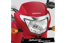 Honda Shine 100 DX front cowl with chrome